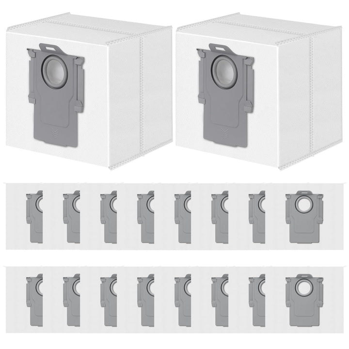 18 Stück Staubbeutel für Roborock Q10 S5+/X5+, Q7 L5+/M5+, S8+/S8 Pro Ultra Q/S Serie Staubbeutel, Q