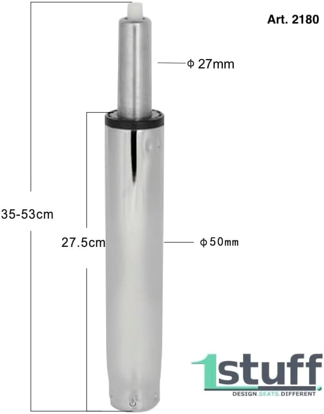 Universal Gasdruckfeder Gasdruckzylinder für Rollhocker und Bürostühle - DIN EN4550 - Klasse 3 bis 1