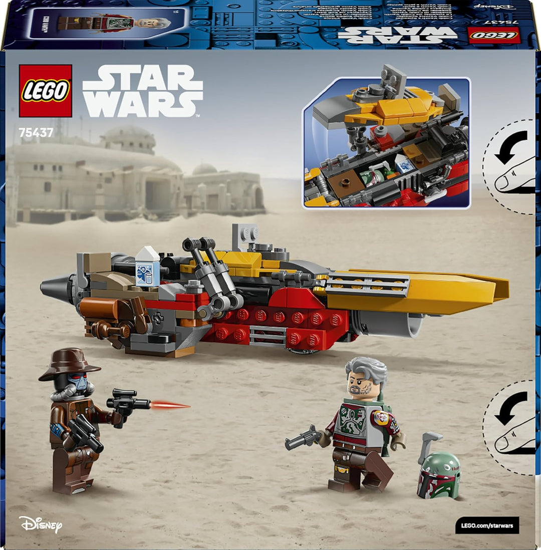 LEGO Star Wars 75437 Cobb Vanths Speeder - inkl. Cobb Vanth & Cad Bane Minifiguren sowie Blaster & J