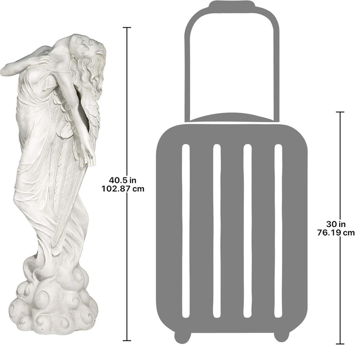 Design Toscano Aufsteigender Engel, Skulptur für das Anwesen klein, klein
