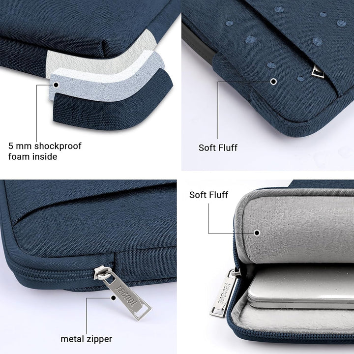 TECOOL 13,3 Zoll MacBook Tasche Laptop Hülle für MacBook Air Pro 13 M4 M3 M2 M1 2025 2024-2012,MacBo