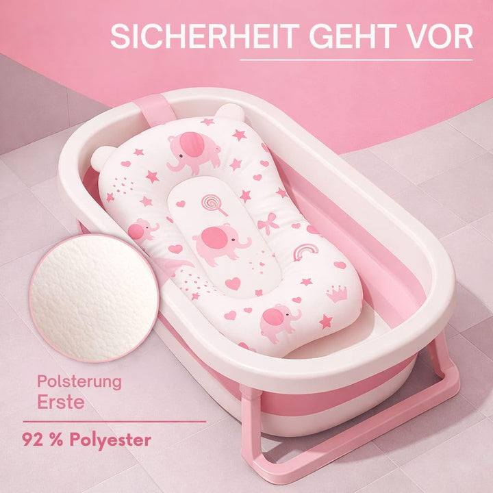 Baby Badewanneneinsatz – Baby Badewannenkissen für Badewanne - Babywanne Einsatz &amp; Badewannensitz ab