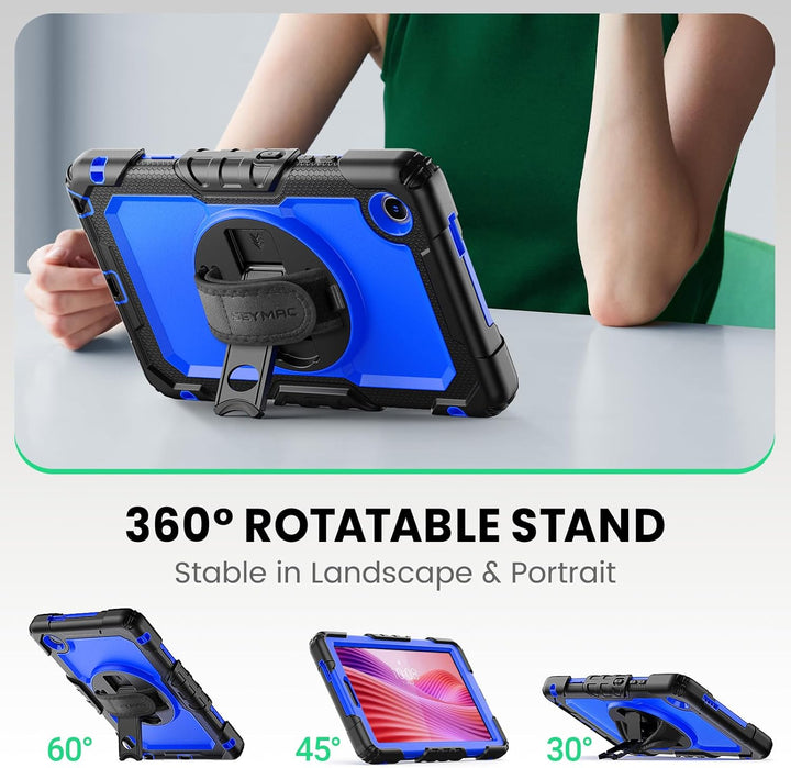 SEYMAC Hülle für Lenovo Tab One/Tab K9 Tablet 8,7 Zoll 2025 (TB305XU/TB305FU), Stossfeste Hülle mit
