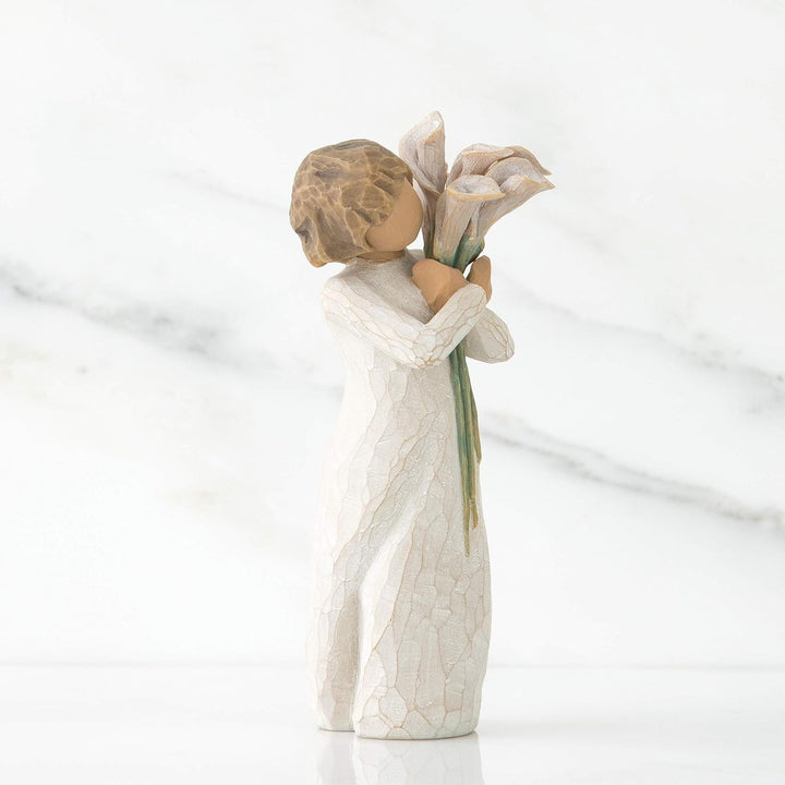 Enesco Willow Tree 26246 Figur Alles Gute, 3,8 x 3,8 x 14 cm, 5.5" Height, Natur schöne Wünsche (Bea