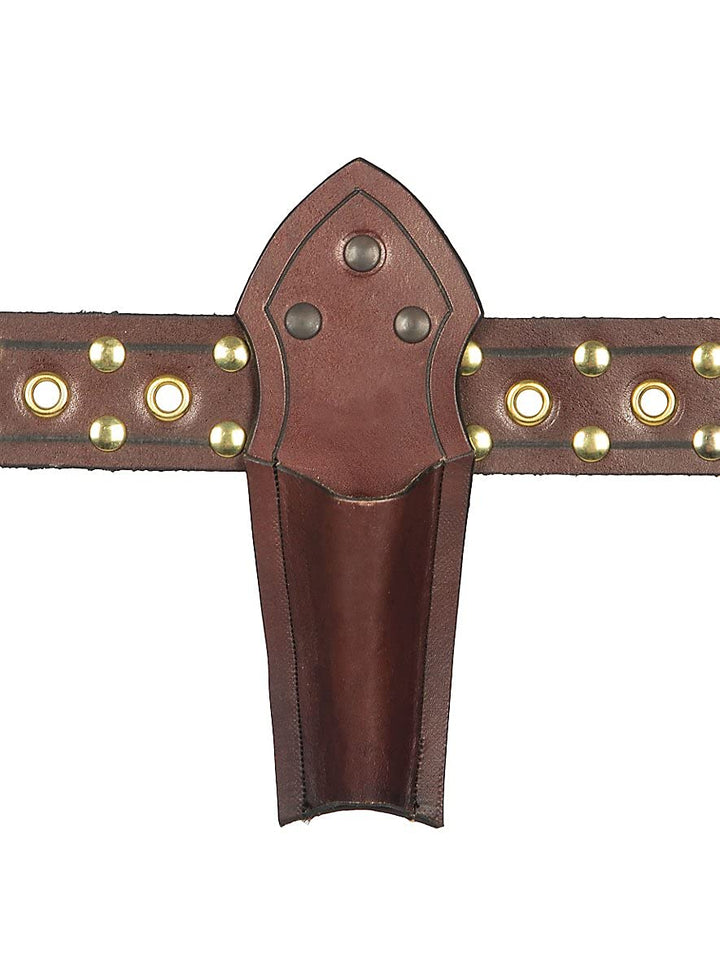 Andracor - Zauberstab Halter aus Leder - für Harry Potter Fans, Adepten und grosse Magier - Braun Sc