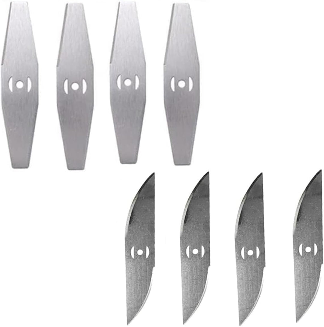 ZJS Rasentrimmer, Metallklinge, Rasentrimmer, batteriebetriebener Rasentrimmer, Ersatzklinge, Akku-T