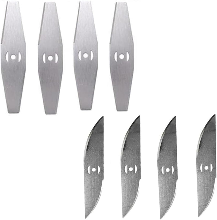 ZJS Rasentrimmer, Metallklinge, Rasentrimmer, batteriebetriebener Rasentrimmer, Ersatzklinge, Akku-T