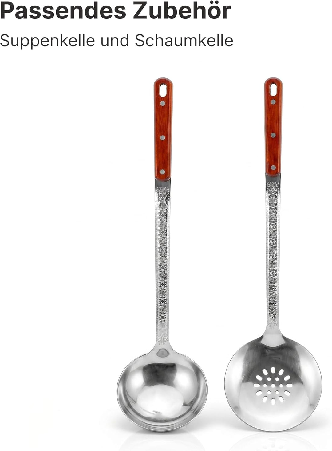 Ø36cm Uchag 2mm stahl mit Abzugsrohr Utschak Utschag Feldküche 8L Kazan WOK Kasan (Runder boden) Feu