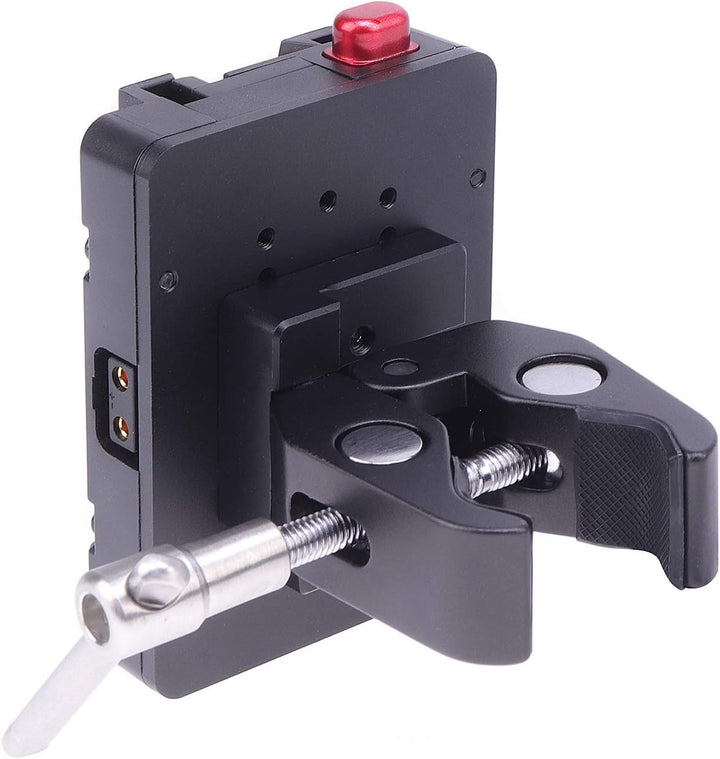 Fotga Mini Nano V-Lock V-Mount Batterie Netzteilplatten Adapter im Taschenformat mit D-Tap & Super C