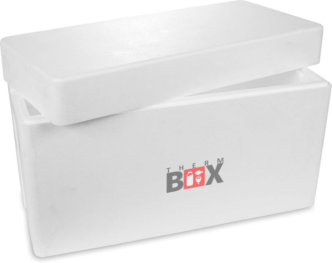 THERM BOX Styroporbox 37L bis 83L Verschiedene Grössen Isolierbox Thermobox Kühlbox Warmhaltebox Wie