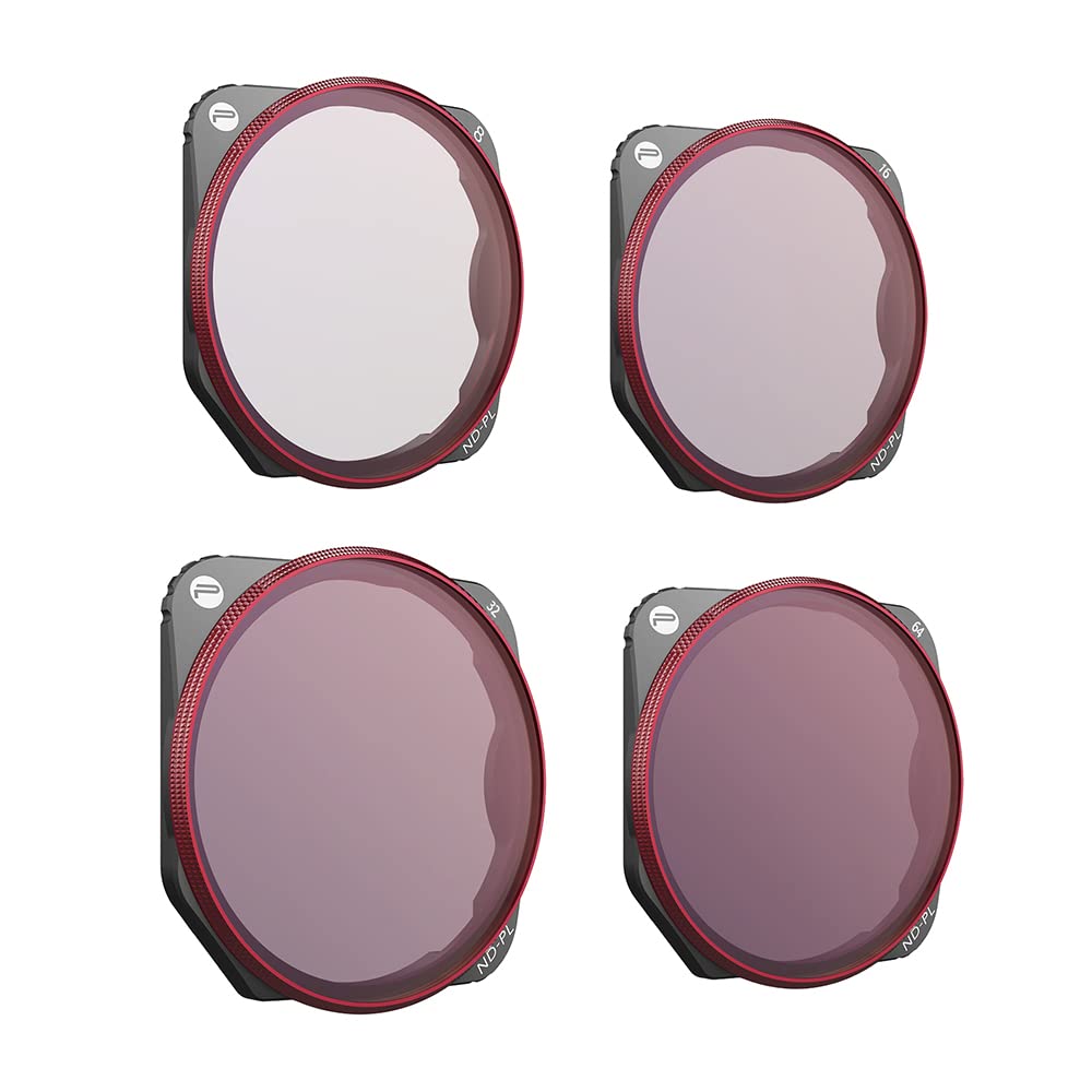 PGYTECH Filter für DJI Mavic 3, UV CPL ND NDPL Linsenfilter Schutz Zubehör für DJI Mavic 3 (4pcs(NDP
