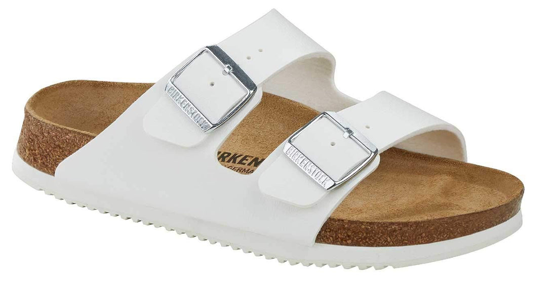 Birkenstock Arizona Prof BF Berufsschuhe Sandale 37 EU Schmal Weiss, 37 EU Schmal Weiss