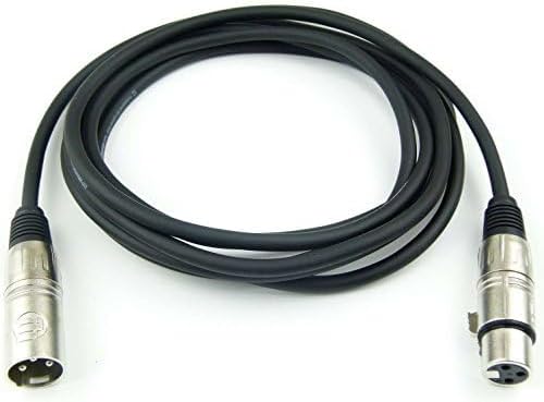 Adam Hall Cables 2 Stück K3MMF0300 Mikrofonkabel XLR female auf XLR male DMX Audio Kabel 3 pol polig