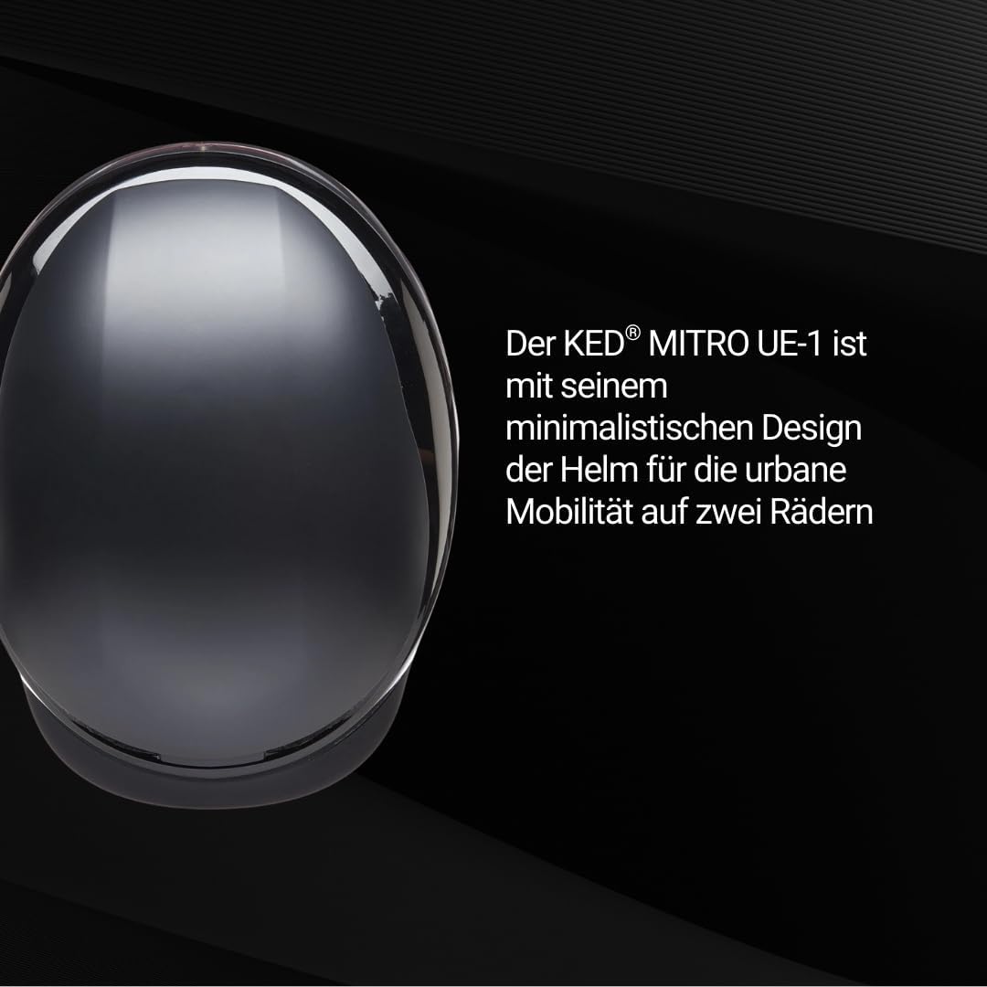 KED Mitro UE-1 Fahrradhelm Schwarz L (58-61cm), Schwarz L (58-61cm)