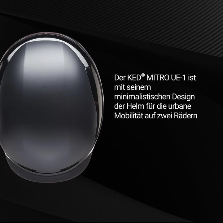 KED Mitro UE-1 Fahrradhelm Schwarz L (58-61cm), Schwarz L (58-61cm)