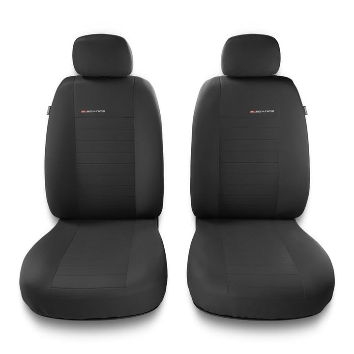 Mossa Sitzbezüge Auto passend für Dacia Duster I II III SUV 2010-. 2UNE-4 Grau UNE-4 Voller Set vorn