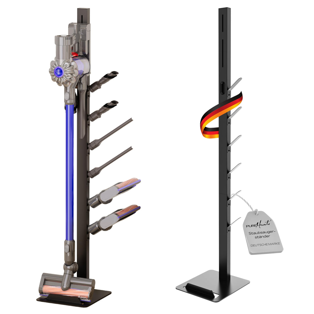 PureMounts Staubsauger Ständer Halterung universal kompatibel mit Dyson V6, V7, V8, V10, V11, V12, V