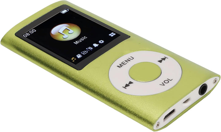 MP3 -Player, Stilvoller Multifunktional Verlustfreier Sound Schlank 1,8 -Zoll -LCD -Bildschirm Tragb