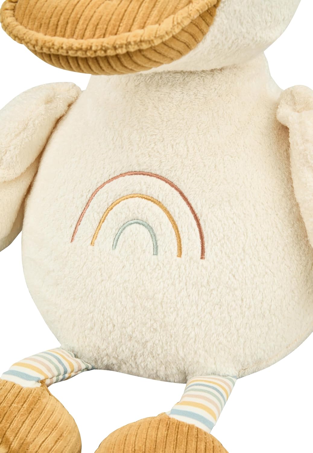 Sterntaler Kuscheltier XL Edda - Plüschtier aus Flausch kombiniert mit Cord &amp; Jersey - Kinder und Ba