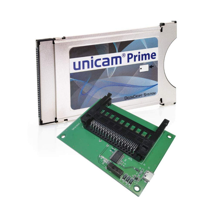 Unicam Prime CI Modul + Programmer USB I Common Interface Karte mit DeltaCrypt-Verschlüsselung 3.0 f