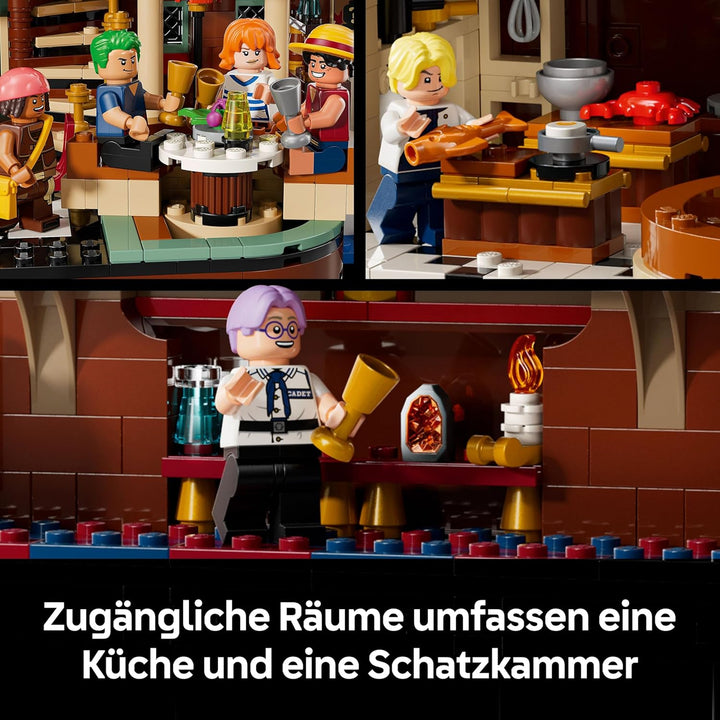 LEGO ONE Piece - Das Baratie schwimmende Restaurant - Spielzeug für Erwachsene mit detailliertem Inn