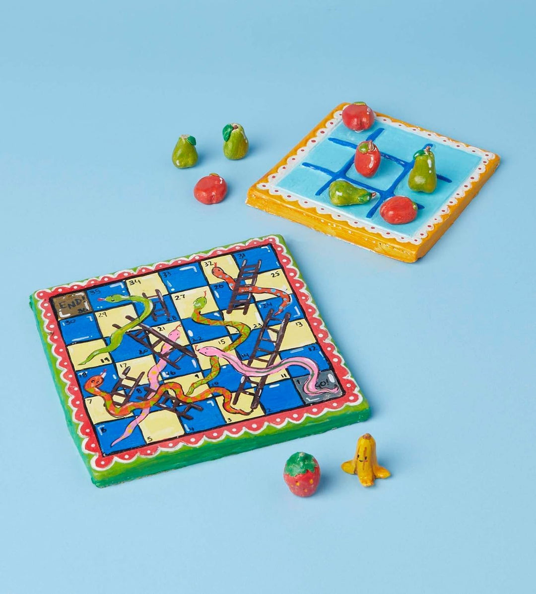 Pott'd Mini-Töpfer-Sets | Lufttrocknendes Töpferset für Erwachsene | Mit Farben, Töpferwerkzeugen un