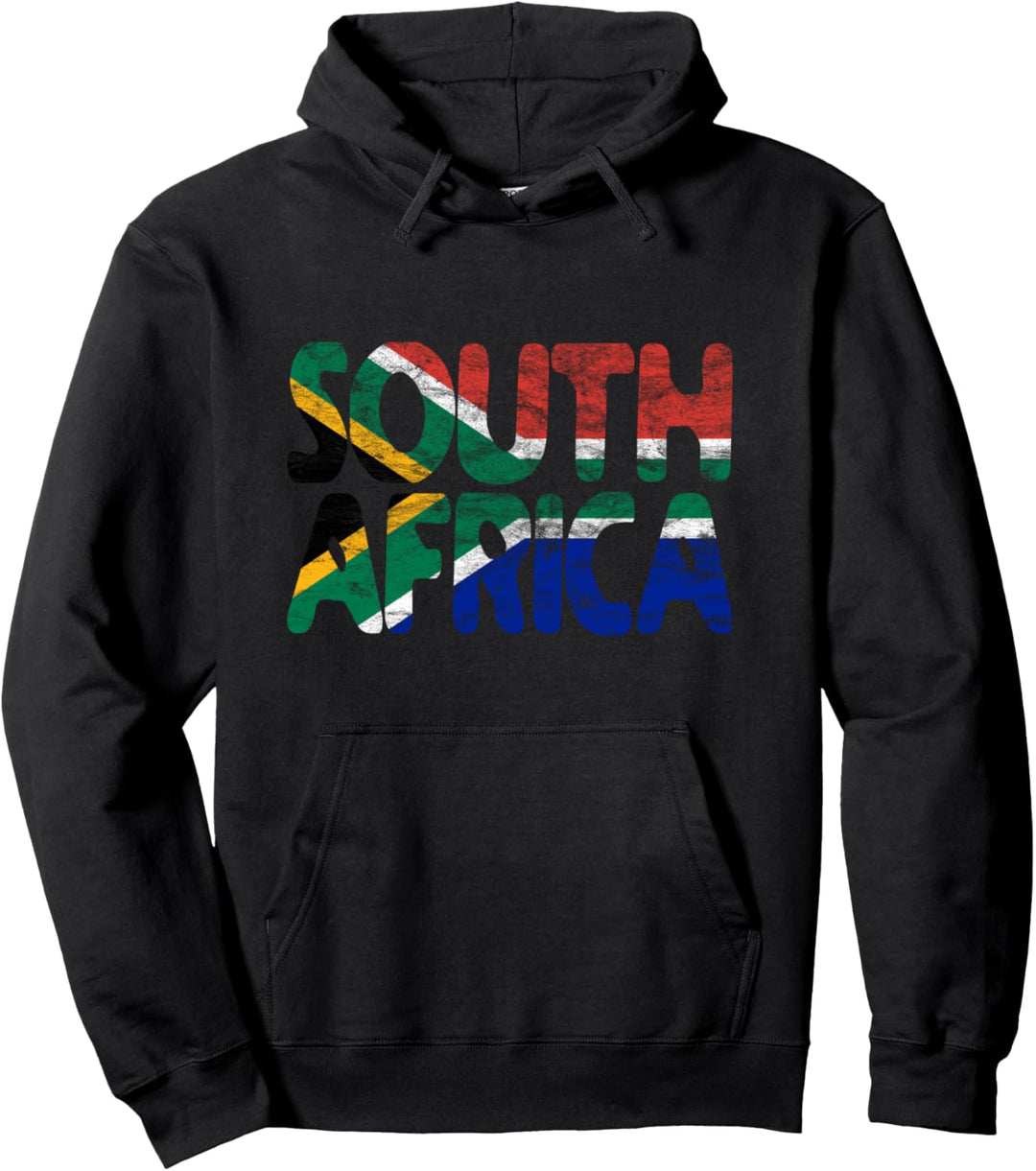 Südafrika Flagge South Africa Afrika Kapstadt Urlaub Reise Pullover Hoodie