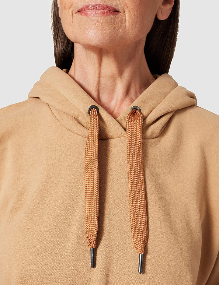 camel active Damen Sweatshirt aus Baumwolle mit Kapuze XS Caramel, XS Caramel