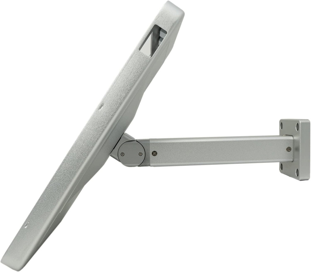 System-S Wand Tisch Halterung abschliessbar 90° für Microsoft Surface Pro 7 Pro 3 Pro 4 12.3 in Grau