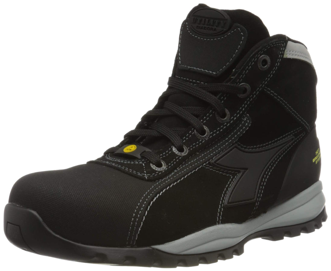 Diadora Glove Net Herren Glove NET MID PRO S3 HRO SRA ESD 35 EU Schwarz, 35 EU Schwarz