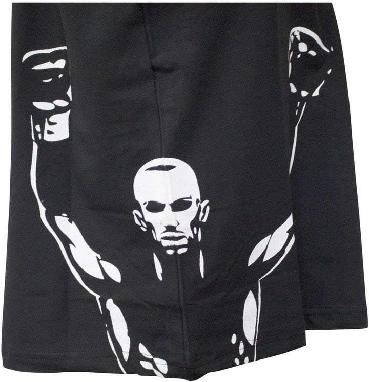 T-Shirt „Fighter“ Schwarz XL, Schwarz XL