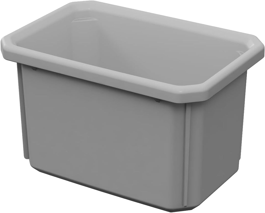 Keter ROC Pro Gear Heay Duty Halber Organizer, 25 Jahre Garantie, herausnehmbare Behälter, stapelbar