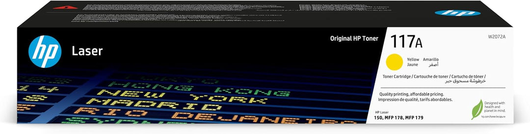 HP 117A (W2072A) Original Toner Gelb für HP Laser 178 Gelb Toner cartridge, Gelb Toner cartridge