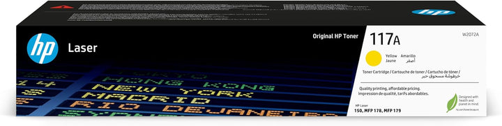 HP 117A (W2072A) Original Toner Gelb für HP Laser 178 Gelb Toner cartridge, Gelb Toner cartridge