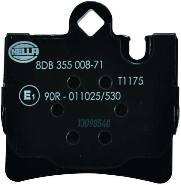 HELLA PAGID 8DB 355 008-711 Bremsbelagsatz - T1175 - Dicke/Stärke: 15.9mm - Bremssystem: Teves - für