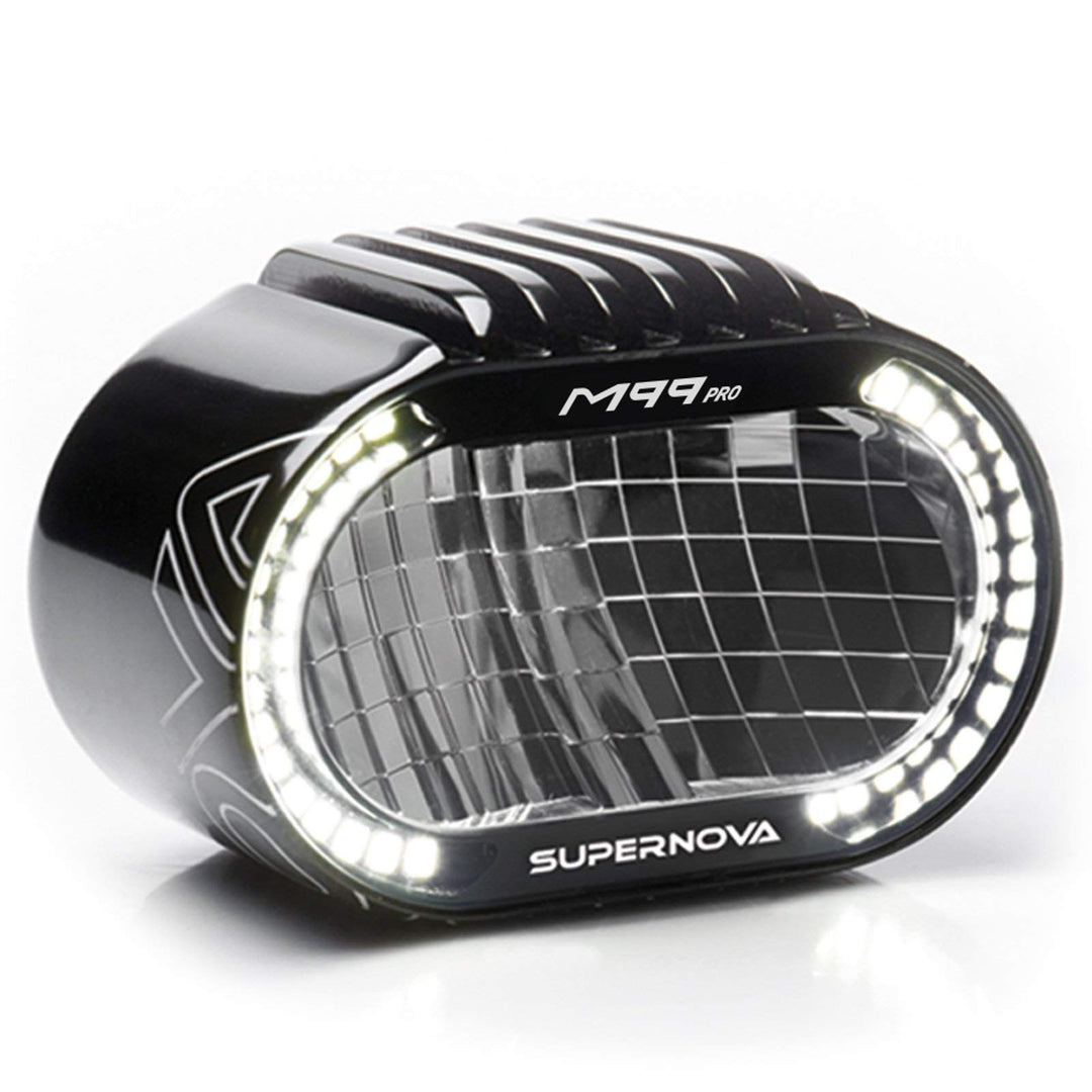 SUPERNOVA Unisex – Erwachsene M99 Pro Fahrradlicht, schwarz, 1100-1600 Lumen Single, Single