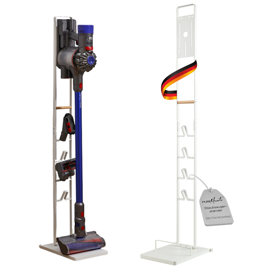 PureMounts Staubsauger Ständer Halterung universal kompatibel mit Dyson V15, V12, V11, V10, V8, V7,