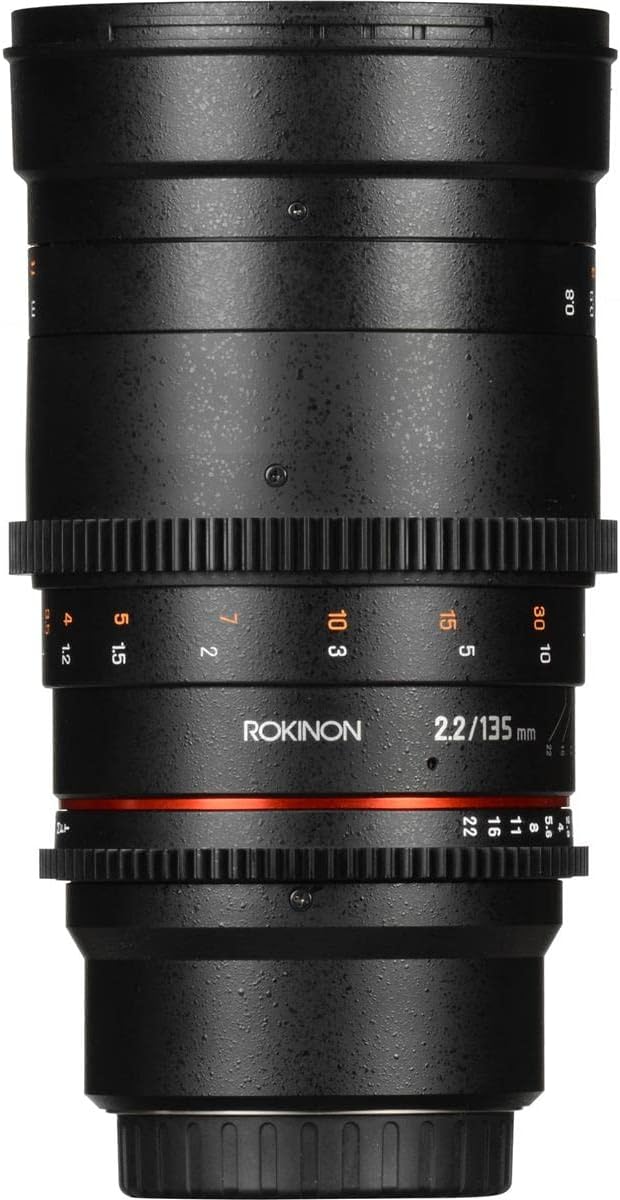 Rokinon Cine DS 135 mm T2.2 ED UMC Teleobjektiv für Canon EF Digital SLR Kameras, Canon