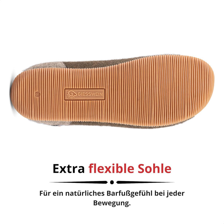 GIESSWEIN Unisex Wildpoldsried Hohe Hausschuhe 23 EU Taupe 262, 23 EU Taupe 262