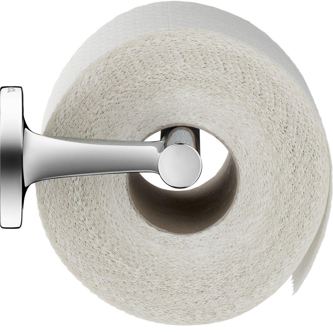 Duravit Papierrollenhalter Starck T, für 1 Rolle, Wandmontage, Chrom ohne Deckel für 1 Rolle Chrom,
