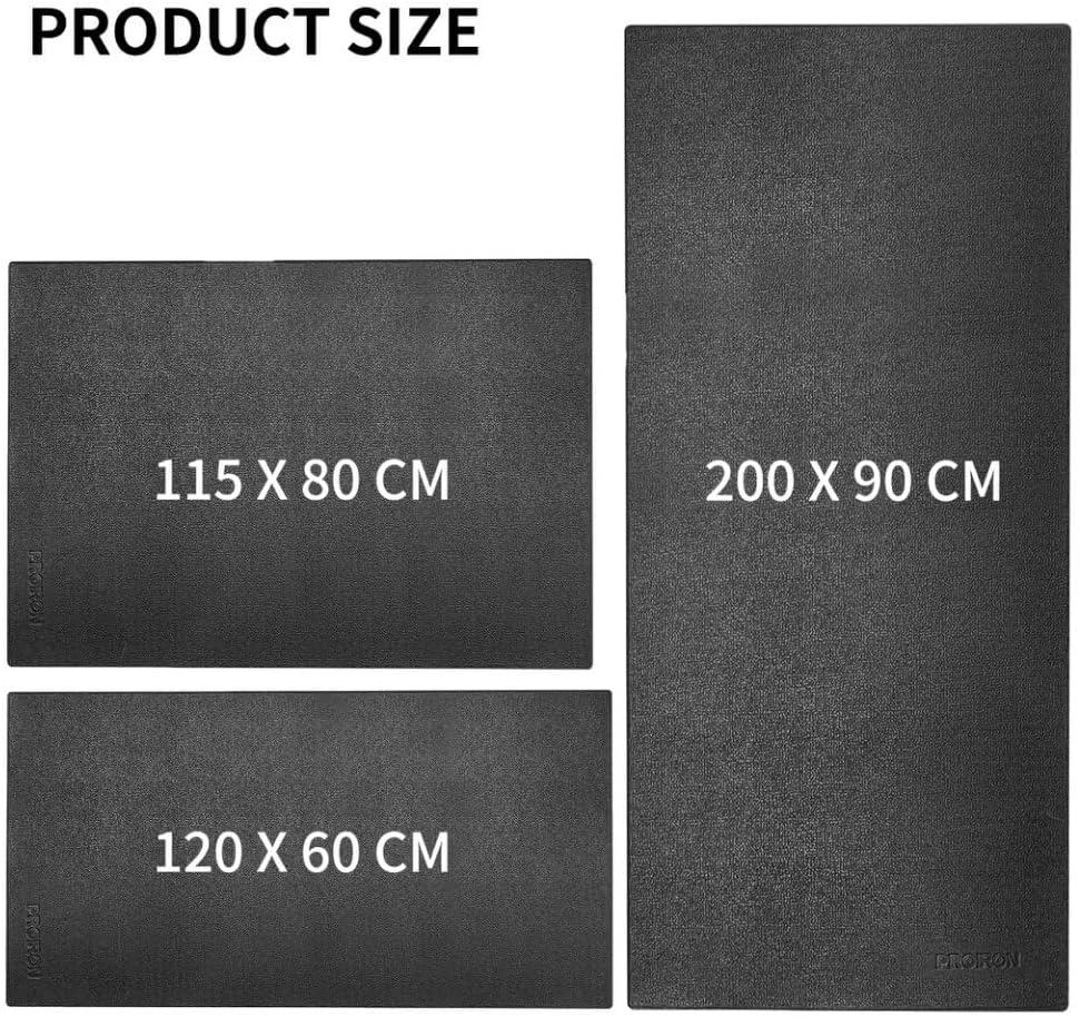 PROIRON Schwerlastbereich Bodenschutzmatte Fitnessgerät, Fitness 5mm Dicke, Laufband Matte Schutzmat