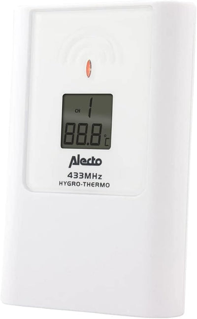 Alecto WS-2300 Funk Wetterstation - Kabelloser Sensor - Innen und Aussentemperatur - Hygrometer - We