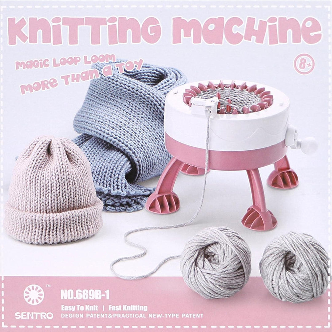 Strickmaschine, Smart Webstuhl Runder Webstuhl, Webstuhl-Maschinen-Kit, Strickbrett Rotierende Doppe