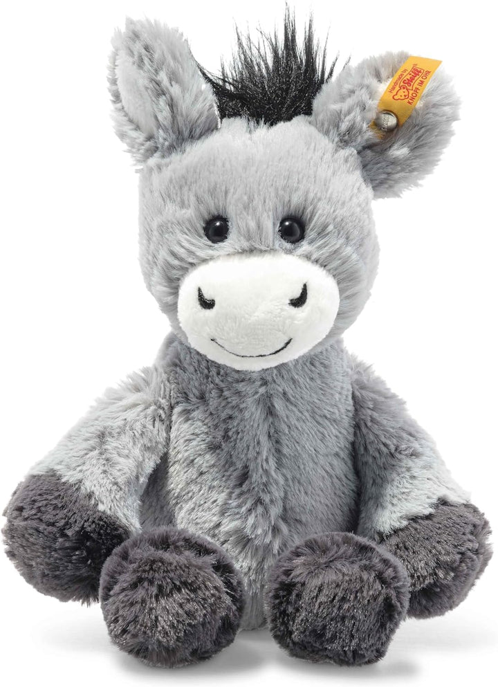 Steiff Kuscheltier Dinkie Esel, Süsses Stofftier mit Kunststoffaugen, Kinder, Jungen & Mädchen, Soft