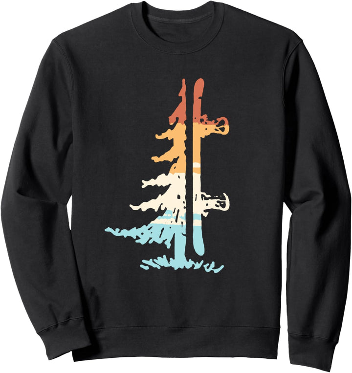 Snowboard Retro Baum Sweatshirt