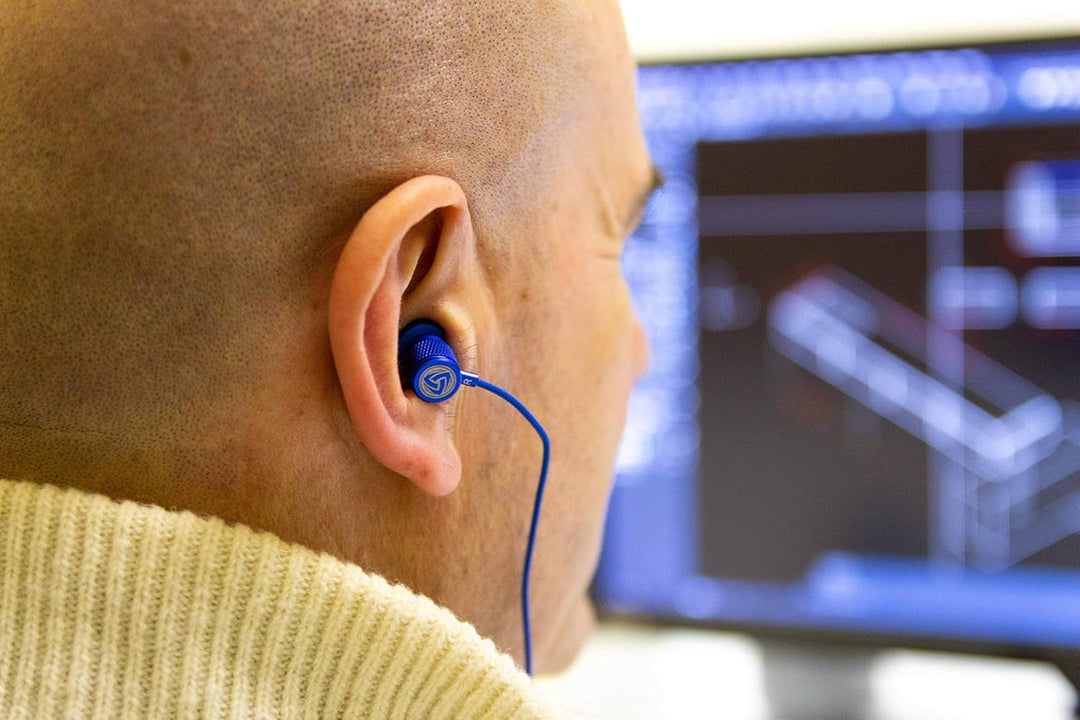 LUDOS Ultra Kopfhörer In Ear Ohrhörer mit Kabel und Mikrofon, Kristallklarer Klang, Ausgewogene Höhe
