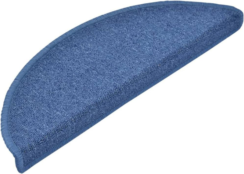 15 STK. Treppenmatten Blau 65x24x4 cm Treppenstufen Matten Modern Stufenteppich Treppenstufen Antiru