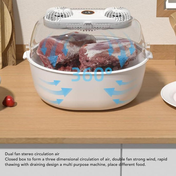 Haushalts Auftaubox 360 Grad Schnellauftaugerät Effiziente USB Lade UV Auftau Auftaumaschine für Gef