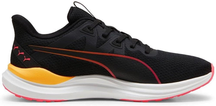 PUMA Unisex Reflect Lite Trail Road Running Shoe 37.5 EU Puma Black Sun Stream, 37.5 EU Puma Black S