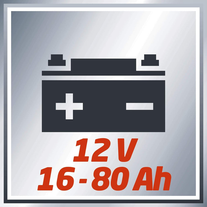 Einhell Batterie-Ladegerät CC-BC 5 (eingebautes Amperemeter, Stahlblechgehäuse, Überlastungs- und Ve